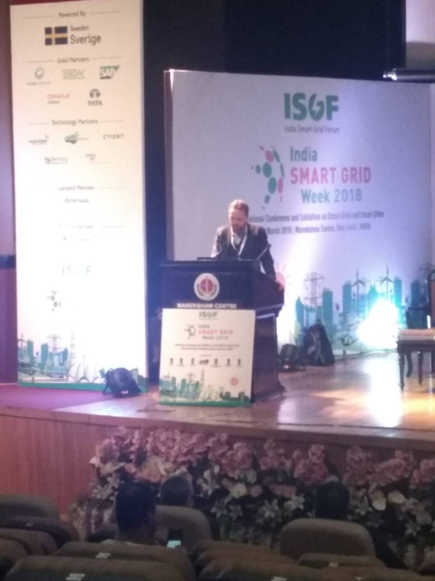 ISUW_India's tweet image. Join us to hear our speaker Mr Andreas Molin, CEO, PPAM, Sweden share his thoughts on #SmartIntegration of Solar in Zorawar Hall at Manekshaw Auditorium.
#ISGW2018.