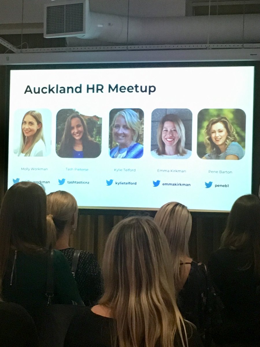 KylieTelford's tweet photo. So excited to be kicking off our first #aklhrmeetup - you girls rock! #InternationalWomansDay @PeneB1 @TashTasticNZ @molly_workman @emmajkirkman https://t.co/z2ZA9AqNHc
