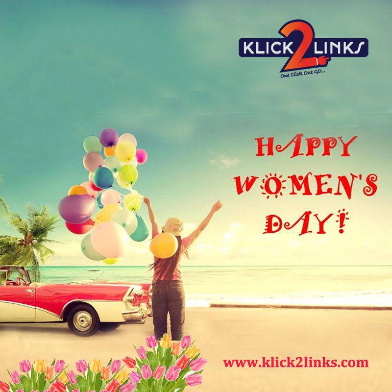 klick2links's tweet photo. A woman can make happiness bloom all around them 😀 #HappyWomensDay  💐💗 #oneclickonego #klick2links
https://t.co/sbI8OMKQVD https://t.co/WTifZWlAtm