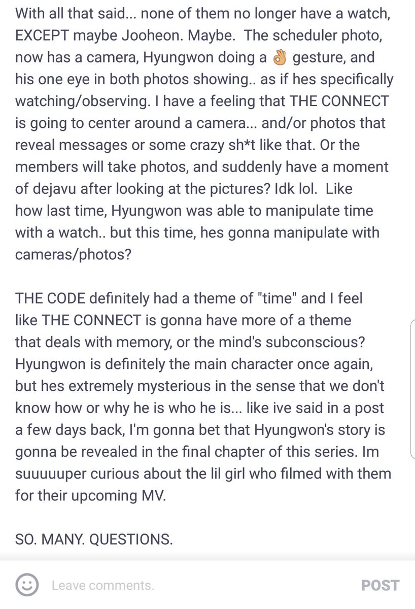 MXkrissyMB's tweet photo. A theory that popped up in my head after looking at the announcement & schedule photos. My brain hurts now ๐๐๐
@OfficialMonstaX #MONSTA_X #THE_CODE #THE_CONNECT #protocol_terminal #dejavu #๋ชฌ์คํ์์ค #๋์ฝ๋ #๋์ปค๋ฅํธ https://t.co/gPKaKn6CZz