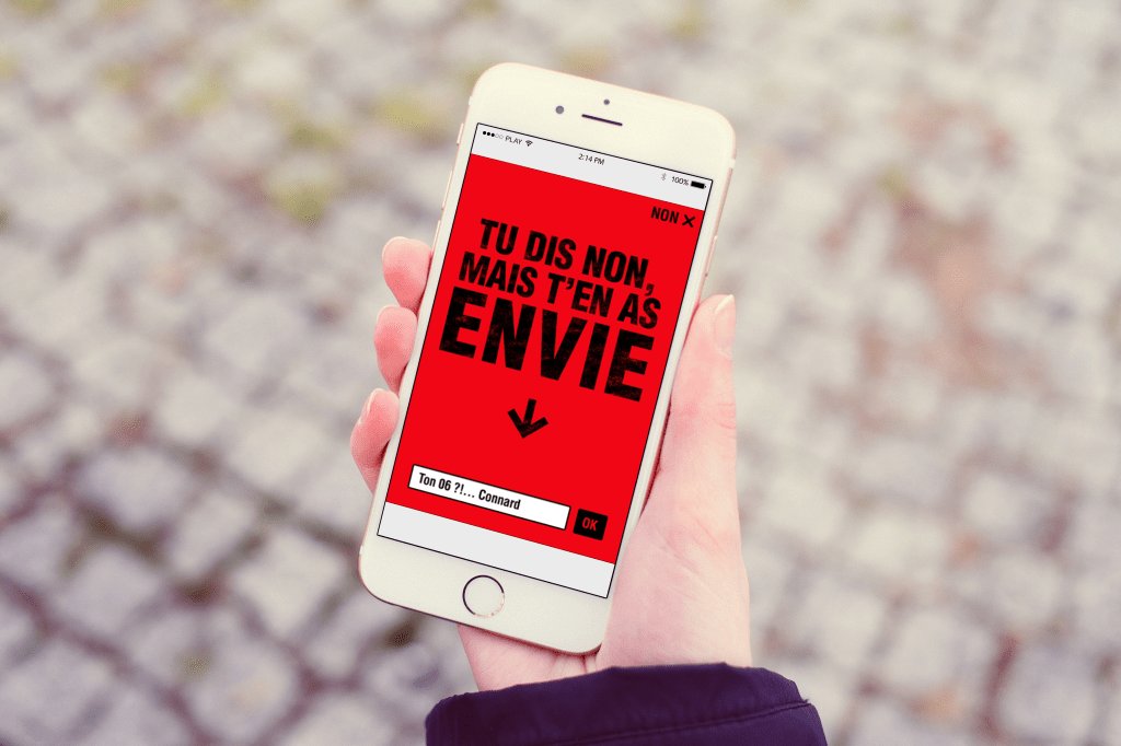 MondeMarketing's tweet photo. #NON-EXISTENCE : la publicité intrusive pour dénoncer le harcèlement subi par les femmes

#PubIntrusive #NonCestNon #JourneedeleFemme https://t.co/RVdF7unJsf https://t.co/akOGy9omTE
