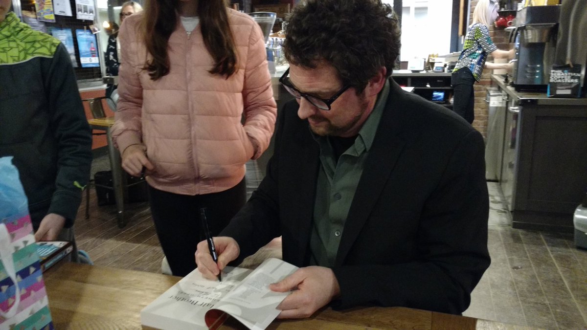 librarymisty's tweet image. Fabulous evening with @kennethoppel! Such a diverse and interesting audience, tons of enthusiam, and some great stories shared (and not just Kenneth). The success of tonight's event was a testement to the power of engaging Canadian lit. #cotla @amacritchie1