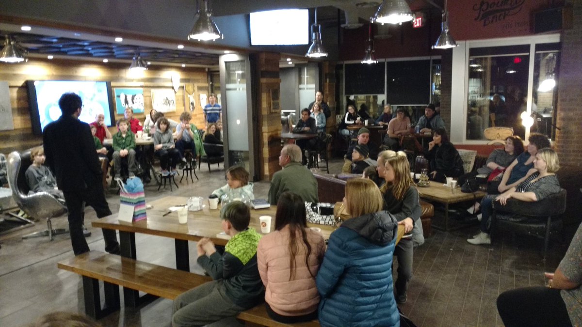 librarymisty's tweet image. Fabulous evening with @kennethoppel! Such a diverse and interesting audience, tons of enthusiam, and some great stories shared (and not just Kenneth). The success of tonight's event was a testement to the power of engaging Canadian lit. #cotla @amacritchie1