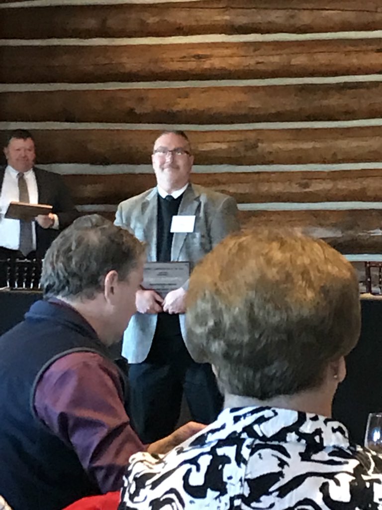 Congratulations to LNE AD, Mr. Clayton Heath, who was awarded the NSIAAA, the Nebraska District 1 Athletic Director of the Year award.