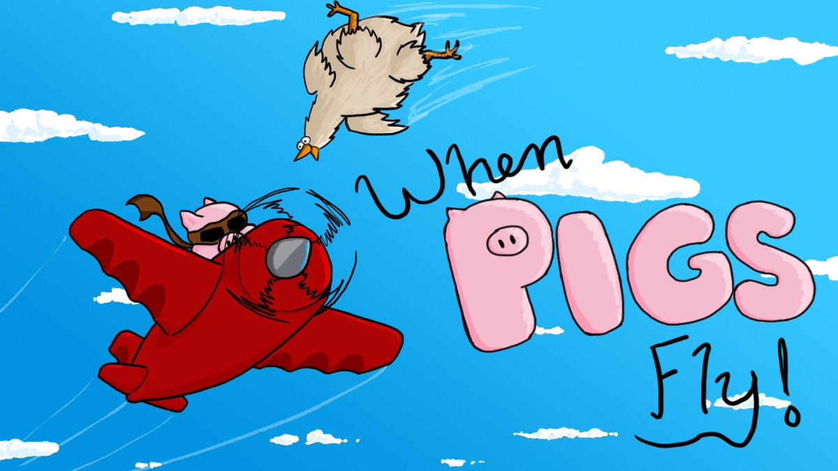 Travis_Catlett_'s tweet photo. Coming soon! Play the interactive #Youtube endscreen #game and find out what happens when #pigs fly!
_
#thatTCAT #whenpigsfly #endscreengame #madewithwacom #adobe #animatecc #wacom #intuospro #tcat #youtuber https://t.co/kfK7u06hHZ