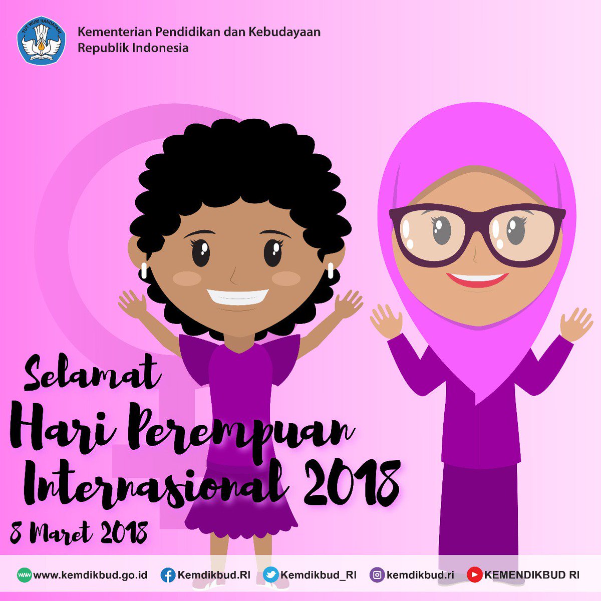 Kemdikdasmen's tweet photo. "Mencapai kesetaraan gender dan memberdayakan perempuan serta anak perempuan adalah urusan yang belum selesai di zaman kita, dan tantangan hak asasi manusia terbesar di dunia kita." - Sekretaris Jenderal PBB, António Guterres. https://t.co/EMGwjj8Kyr