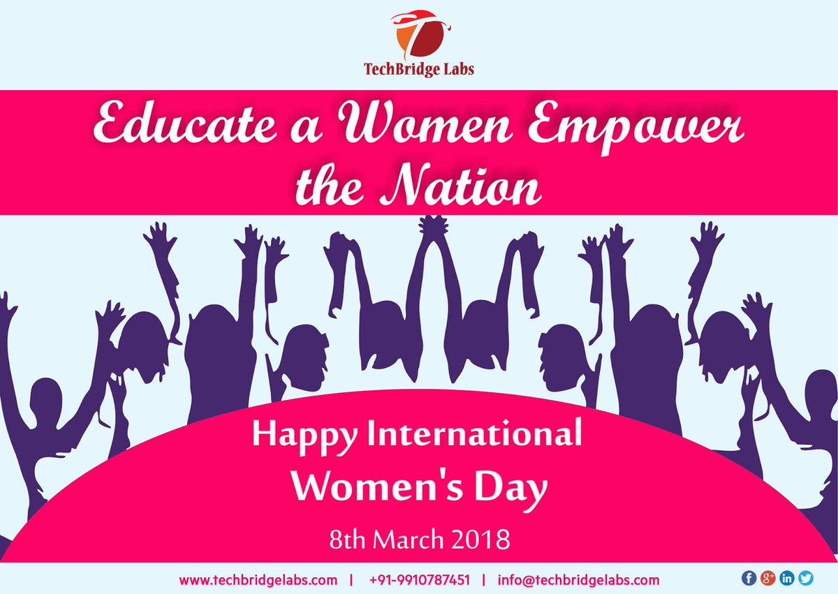 techbridgelabs's tweet photo. When we support women, incredible things happen.
Educate a women, empower the nation.
#HappyWomensDay https://t.co/115ZW4q8Ck