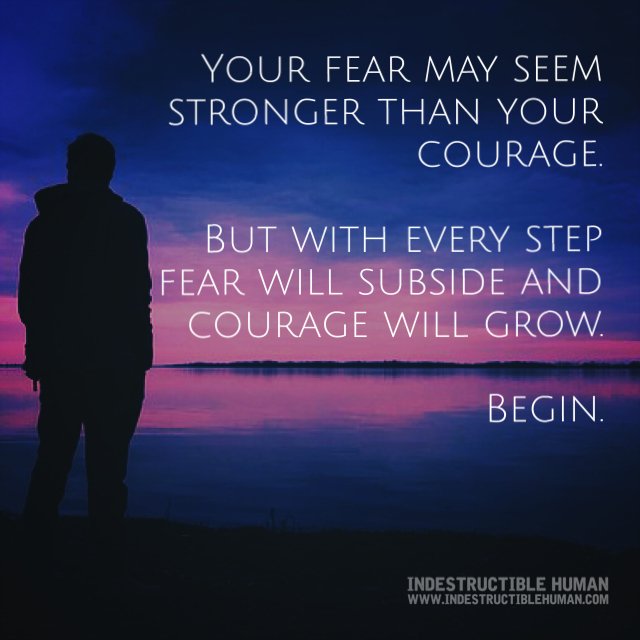 RodMacdonaldHQ's tweet photo. Courage will grow. Begin. #quotes #quote #indestructiblehuman #certifiedcoachesfederation #healthywealthyandwise #tonyrobbins #gratitude #brendonburchard #vishen #grantcardone #jimrohn #lawofattraction #thebriantracy https://t.co/8r3W9uHPRH