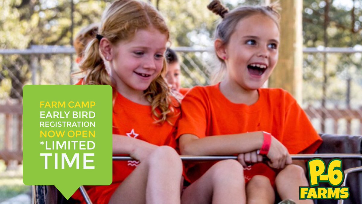 p6farms's tweet photo. What are your kiddos doing this summer? Sign them up for FARM CAMP! Unplug and get outside!🚜🐷🐮🤠 https://t.co/6mW82k2Ft7