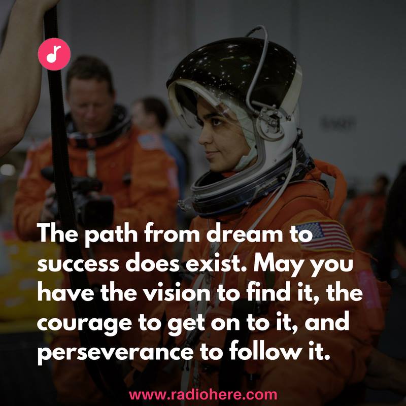 radiohereonline's tweet photo. The path from dream to success does exist. may you have the vision to find it, the courage to get on to it, and perseverance to follow it.
                                                                     - #KalpanaChawla 

#WomensDay #listenlive 

https://t.co/DhQJXj3avj https://t.co/Ig08EVCBMS