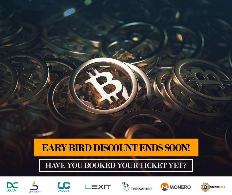 techfaktory's tweet photo. Eary Bird Discount ends Soon! Have you booked your Ticket yet? https://t.co/7G5zcj9BPe #thecryptocon #entrepreneur #bitcoin #litecoin #monero #cryptocurrency #blockchain https://t.co/v4ZE8lyOBn