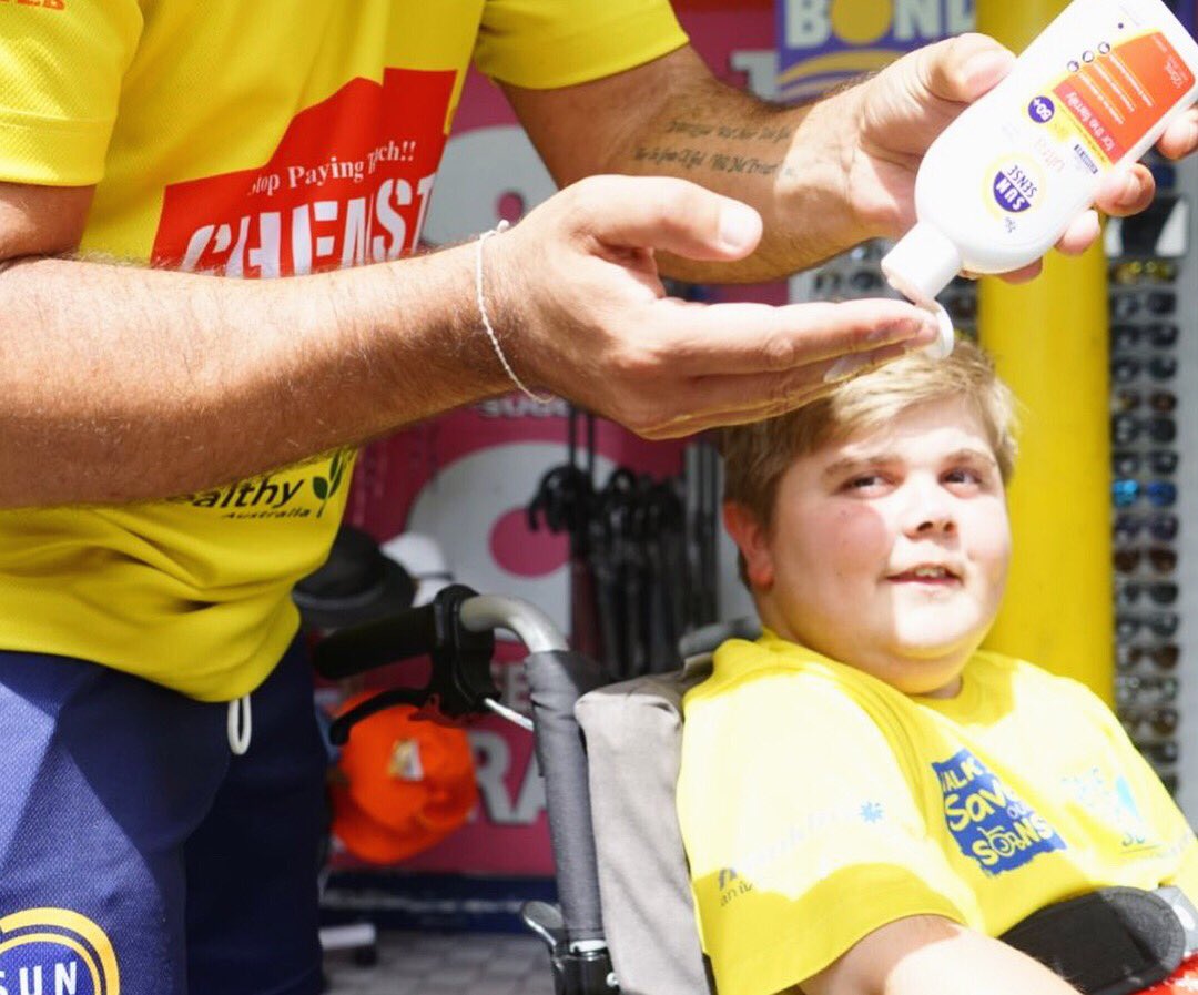 SaveOurSons's tweet photo. Yesterday we completed our 157KM journey with tremendous support behind us. Thanks to our awesome sponsor @sunsenseaus our walkers didn’t leave the beach all afternoon ☀️💦👏🏼👣🚶‍♂️💙 #WalkToSaveOurSons #SOSDuchenneFoundation #Duchenne #chemistwarehouse #sunsenseaus https://t.co/2BnbugxBRu