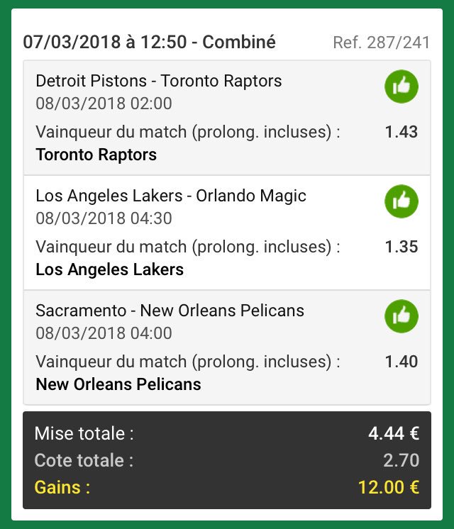 Azar_Nba's tweet photo. Tic tac tic tac.... boom ! 7eme victoire d’affilée, 100% de victoires pour le safe depuis début Mars : 15/15 🔥💰 Envoyez vos tickets la team on a fait carnage 💰✔️ #NBA #FuckSiTesPasDmaTeam #TeamAzar #TeamParieur #Prono https://t.co/rgxXD8pKFN