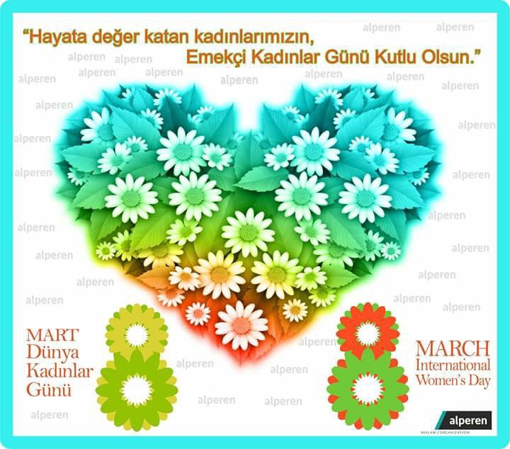 AlperenReklam's tweet photo. Kadın;aklın,cesaretin,sevginin ve estetiğin sembolüdür.Hayata değer katan kadınlarımızın EmekçiKadınlarGünü'nü saygıyla kutluyorum
Women;mind,courage,love and aesthetics is the symbol.All of our women with respect,I congratulate the WorkingWomen'sDay #8MartDünyaEmekçiKadınlarGünü https://t.co/eCMgsSRQm2