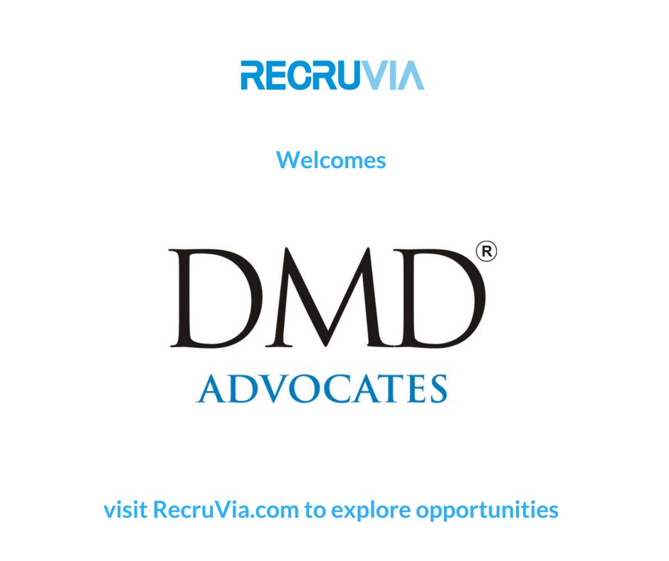 RecruVia's tweet photo. We're proud to welcome DMD Advocates to the RecruVia platform! -https://t.co/zfmg48vujo
#RecruVia #DMD #Advocates #Legal #LawFirm #Lawyer #LegalJobs #LegalRecruitment #RecruitViaRecruVia #LegalTech #Simplify #Energise #Startup #Smartup #Automated #Discreet https://t.co/vr6aEYT2aM