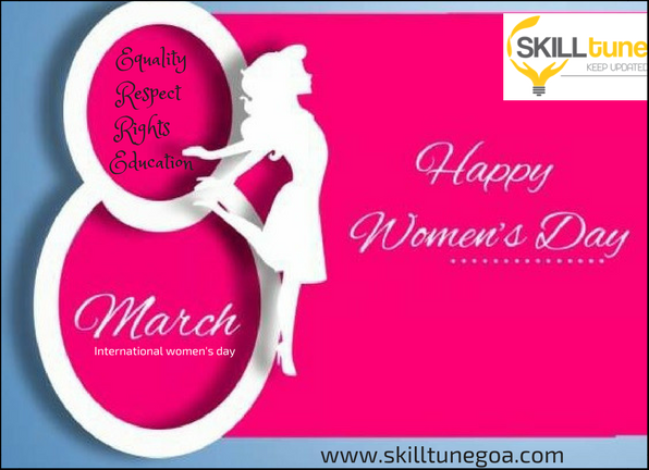 skilltunegoa's tweet photo. Wishing you all whole lot of happiness, today and for the rest of the year.
Happy Women’s Day.
#womensday  #womensday2018  #skilltune #learning #education #digitalmarketingtraningingoa #digitalindia #digitalgoa
For more details visit us at https://t.co/n3ZwZsa7eq https://t.co/hXmIfX5gCS