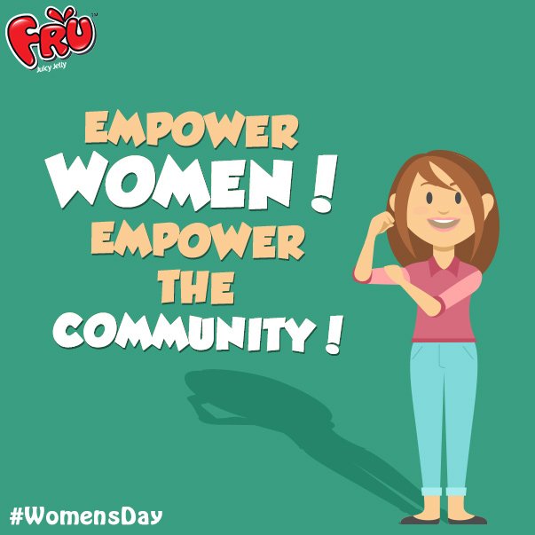 FruJuicyJelly's tweet photo. The best way to change the society and its underlying issues is to channelize the power of women.
#FRU wishes you all a very Happy #WomenDay https://t.co/DyEZaLdEv1