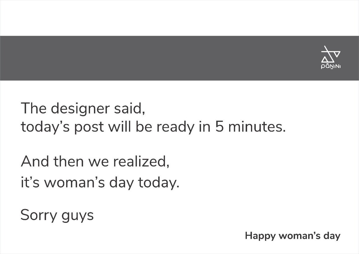 paaniniad's tweet photo. #WomensDay #HappyWomensDay https://t.co/20a6iUgWeb
