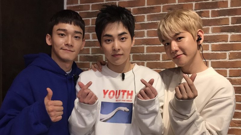 soompi's tweet photo. #EXO-CBX Reportedly Gearing Up For Comeback
https://t.co/ocYF6kxivb https://t.co/uYSHWz7g7k