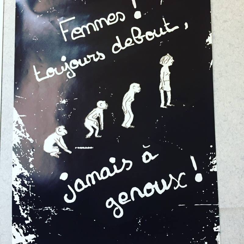 Kaitbouali's tweet photo. #Journéepourlaluttedesdroitsdedfemmes affiches réalisées par des élèves de @Academie_Paris @GillesPecout @Anne_Hidalgo #JournéedelaFemme #8Mars20 https://t.co/jwsZEb5eQp