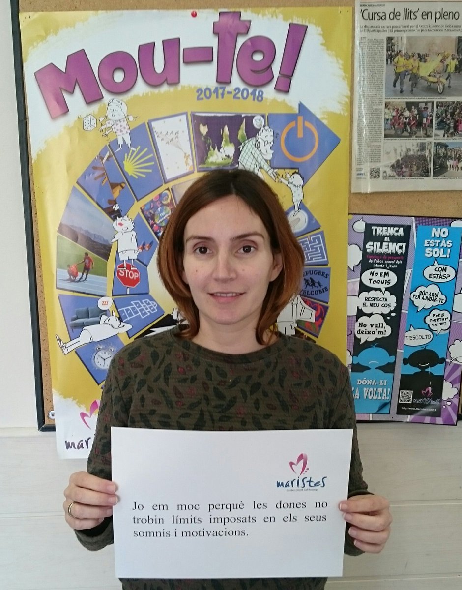 I tu avui per què et mous? #lesdonesmaristesensmovem #DiadelaDona