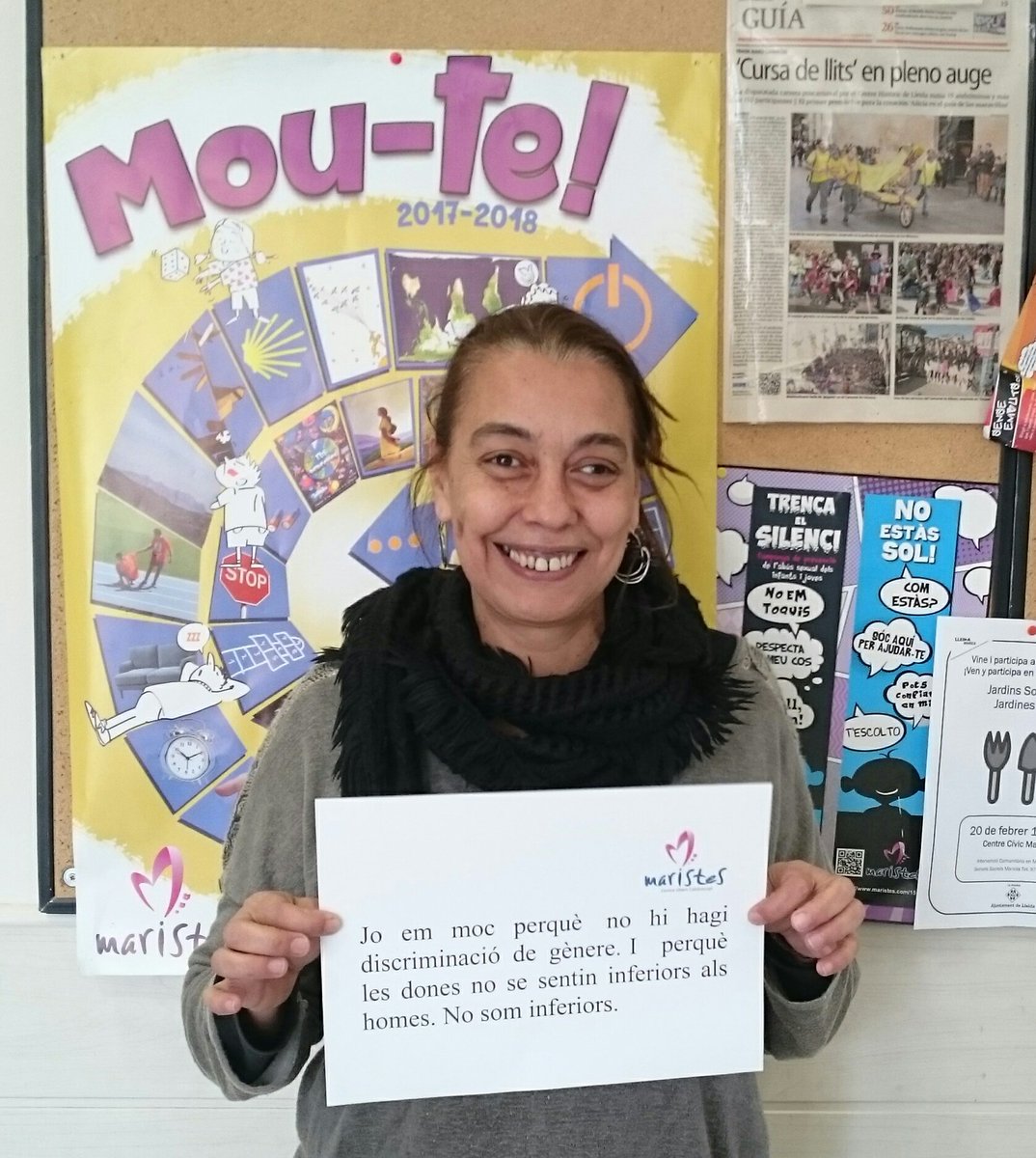 #lesdonesmaristesensmovem #DiadelaDona