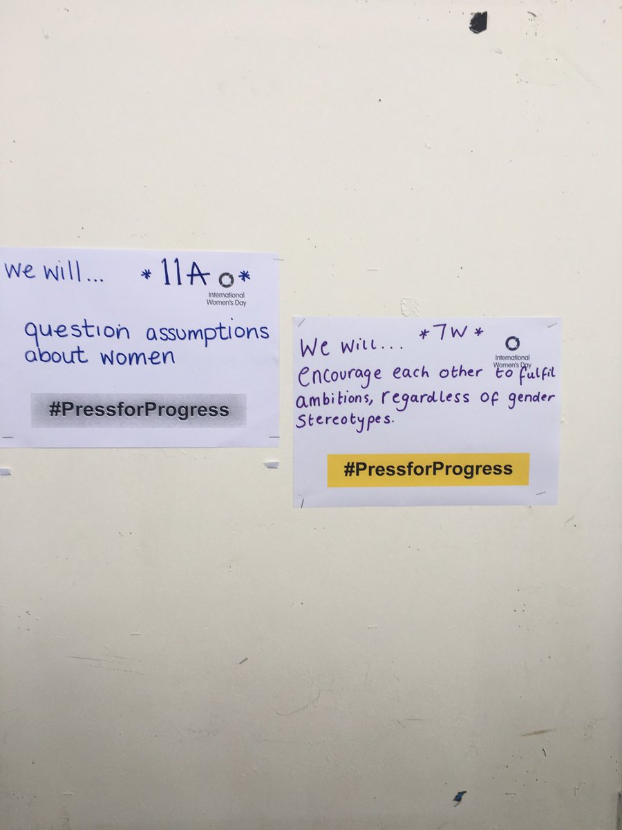 So wonderful to see pledges popping up everywhere from EYFS to 6th form <a href="/women/">Women.org</a>’s day #IWD2018