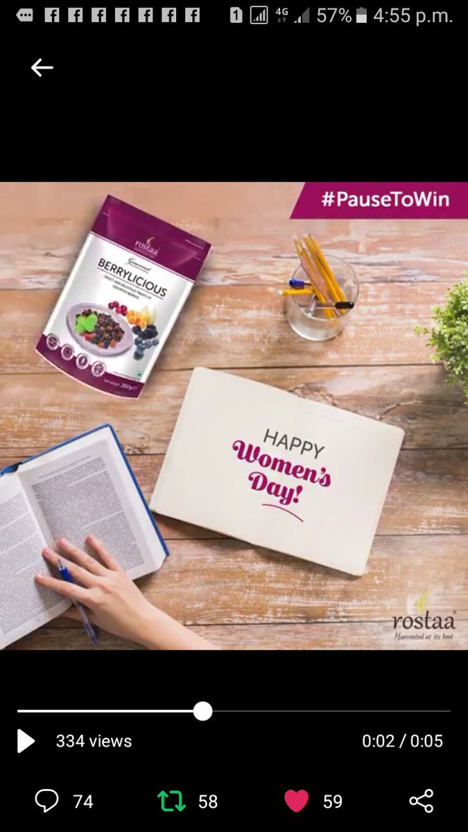 PritiNivoriya's tweet photo. @WorldOfRostaa Here is my perfect Screenshot
#ContestAlert
#WomensDay
#Rostaa #PauseToWin
@WorldOfRostaa
Join @JayshreeMalhot2 @shubham599gupta @misty_basu @Bruntha_Ramani @Its_Bhagyashree @kamal_rana1984 @Ramprasad43 @Chanchal333 @Ramprasad43 @toposant55 https://t.co/cORMt0KGaR