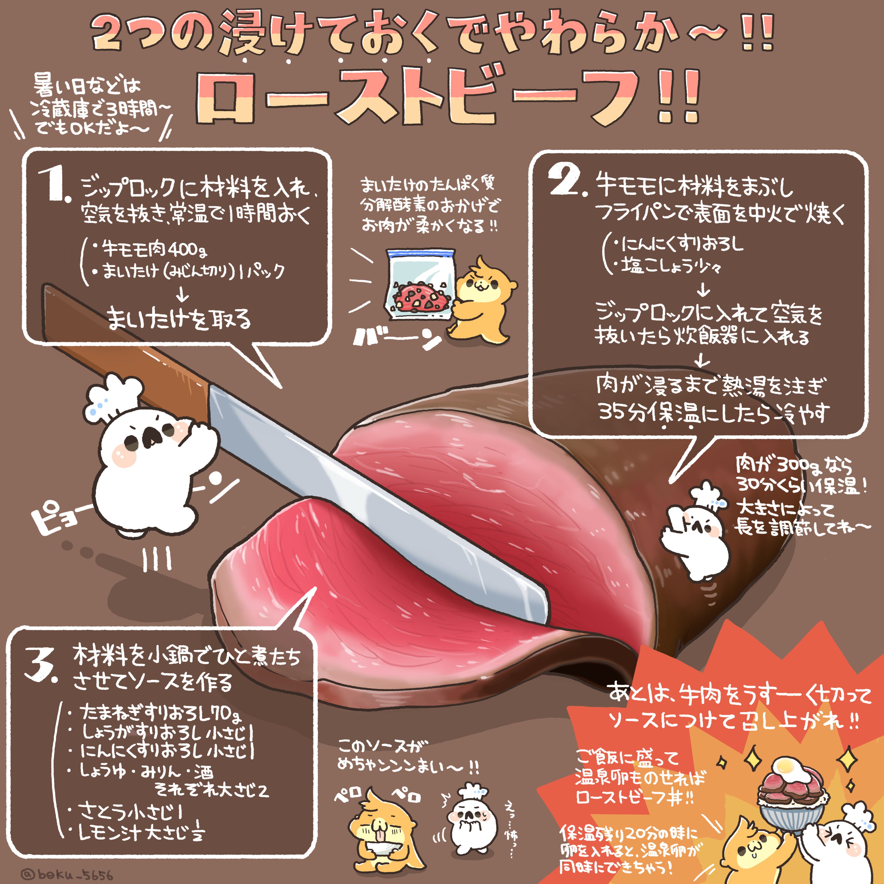 時短で本格レシピ 誰でもお家で簡単にローストビーフが作れちゃうぞ 話題の画像プラス 時短で本格レシピ 誰でもお家で簡単にローストビーフが作れちゃうぞ 話題の画像プラス