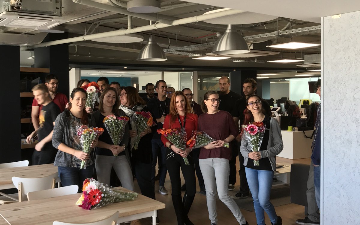 Celebrating our amazing colleagues at our Malta office today #IWD2018