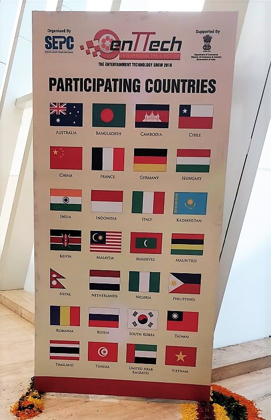 DoC_GoI's tweet photo. Countries from all continents present at #ENTTECH2018
@CimGOI @PIB_India @Sepc_India https://t.co/7z7Oa4dq9j