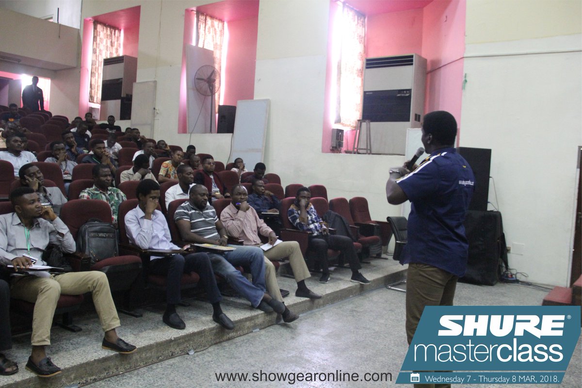 showgearonline's tweet photo. A new day for new things . . . We are here today, ready to be filled
#ShureNaija
#OriginalShureMic
#ShureMasterclass
#Showgear
#training https://t.co/1R30Z9QocS
