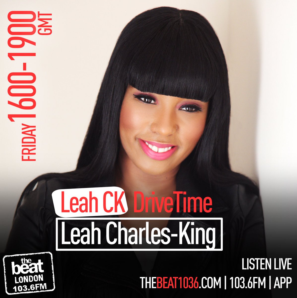 TheBeat1036fm's tweet photo. #LeahCKDrivetime is NOW LIVE with @leahcharlesking! https://t.co/LXgl9R1PjB