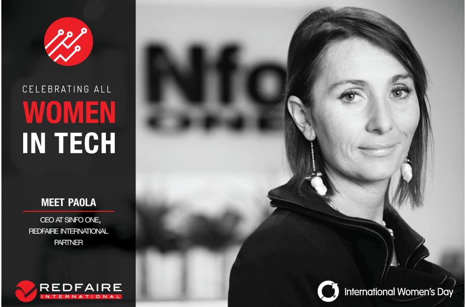 To mark  #IWD2018 we'd like to introduce you to some of our very own great #womenintech .  Meet Paola CEO &amp; GM Sinfo One <a href="/OracleJDEdwards/">Oracle JD Edwards</a>  Partner and member of Redfaire International <a href="/oracleemeaps/">Oracle EMEA PartnerNetwork</a> redfaire.com/blog/2018/03/0…