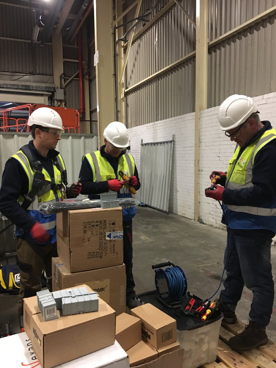 Final preparations underway for the next high bay lighting project - 600 high bays over the next couple of weeks