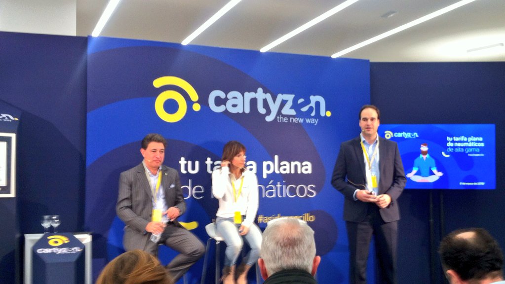 automotorcope's tweet photo. Presentacion oficial #Cartyzen nace la tarifa plana de #neumaticos dealta gama #ZTyre pagas por uso en +800 talleres https://t.co/sSDvlYqvYX