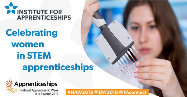 zigazoster's tweet photo. How is access into STEM improving for women? IfA digital apprentice Hannah explores #IWD2018 #NAW2018 #IFAconnect https://t.co/LmwSMOeSwR https://t.co/JJAlL5kgqT