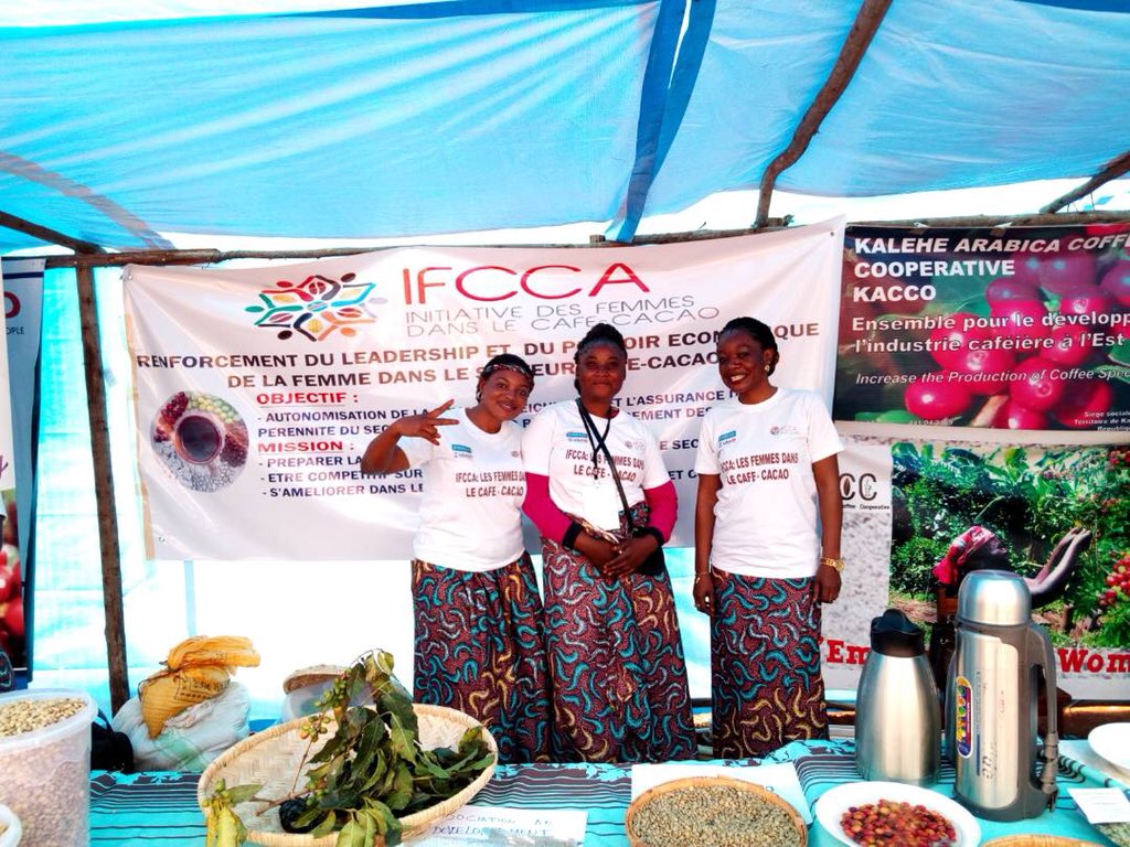 IFCCA1's tweet photo. Congolese Women in Coffee celebrating #IWD2018 https://t.co/qOyA5ubaMO