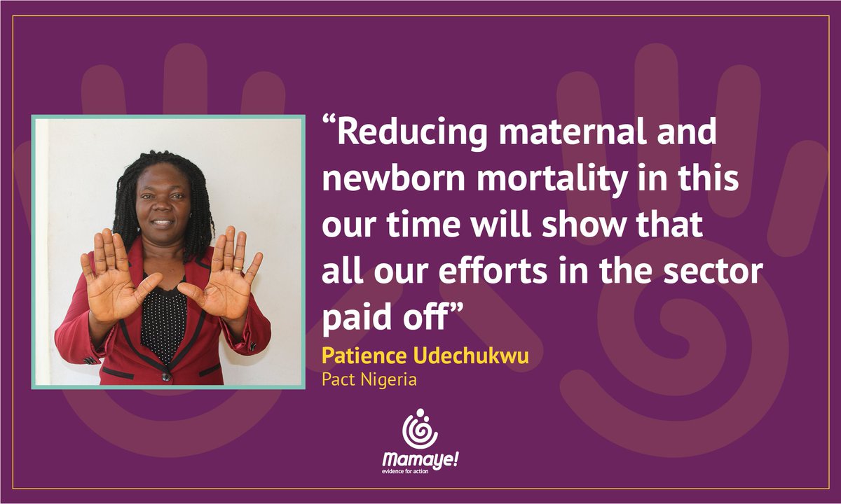 Madam Patience Udechukwu <a href="/PactNigeria/">Pact West Africa</a> believes that our efforts can only be said to have paid off, when maternal and Newborn mortality ratio is reduced drastically in #Nigeria #PressforProgress <a href="/every_newborn/">Every Newborn</a> <a href="/AVONHMO/">Avon HMO</a> @PACFaH_Nig <a href="/cislacnigeria/">CISLAC/TI Nigeria</a>