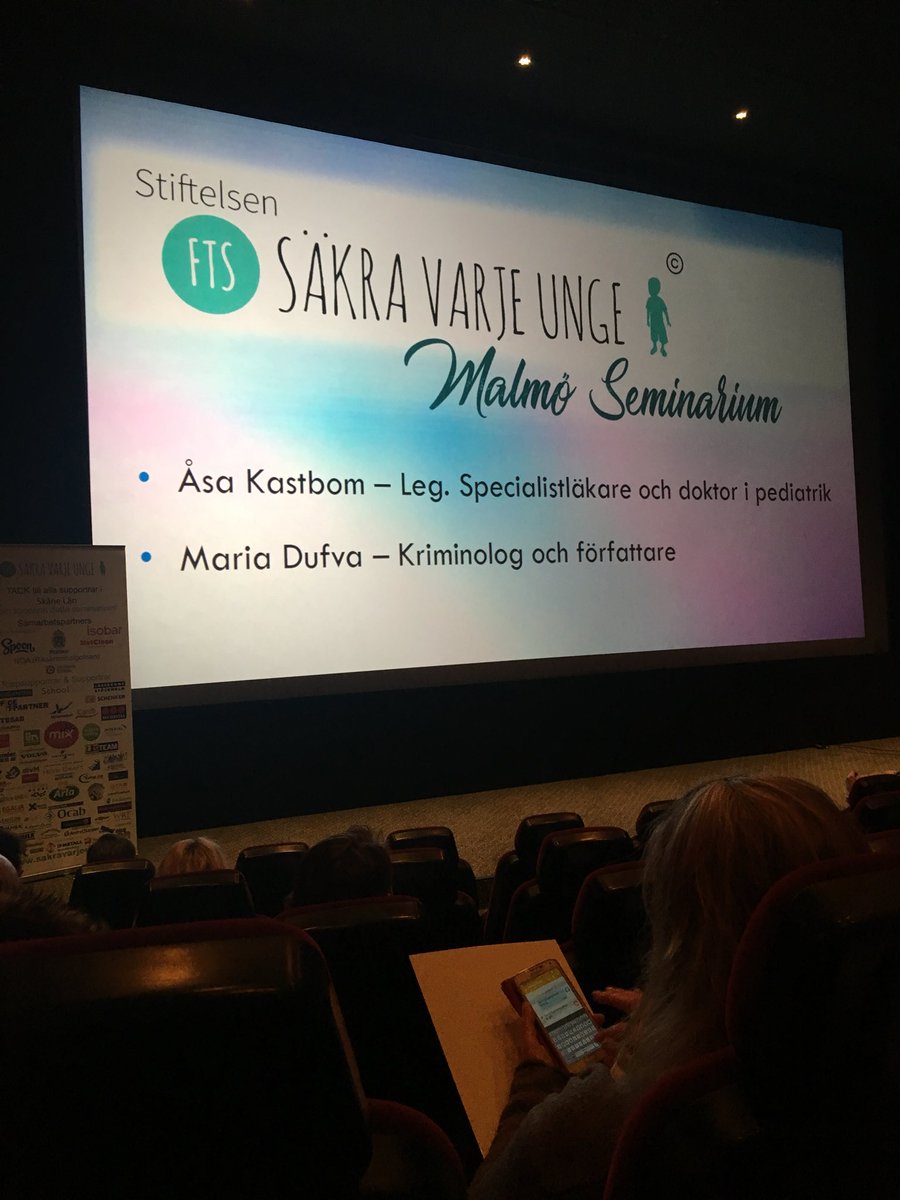 På föreläsning på bion