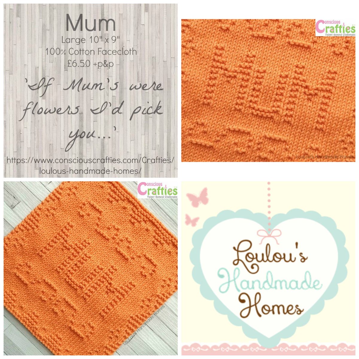 New today!! #Mum papaya facecloth @ConsciousCrafty <a href="/Crafturday_/">#Crafturday</a> <a href="/htlmp/">Hike Those Likes</a> <a href="/HCraftersLounge/">Handcrafters Lounge</a> <a href="/HMNation/">Handmade Nation</a> <a href="/HandmadeHour/">HandmadeHour</a> <a href="/heartizan/">Heartizan</a> <a href="/mrs_ccc/">ClyCreativeCommunity</a> <a href="/RetweetMyBiz/">#RTMyBiz</a> <a href="/RTMyBizUK/">Retweet My Business</a> @EasyRepost #InternationalWomensDay #MothersDay #MothersDayGifts #handmadehour #crafthour #Craftbuzz #craftshout #bespoke