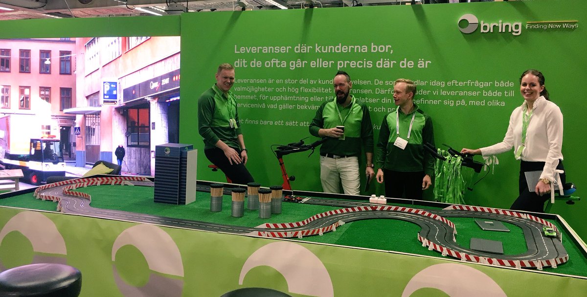 BringSverige's tweet photo. Välkommen att utmana oss eller en vän i vår monter på #Dcongress! 🚲😅 Eller helt enkelt bara prata #leveranser. 📦🎁👌 #ehandel https://t.co/5XFPpd94GH