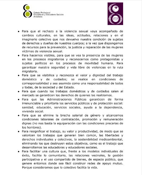 mirpalgom's tweet photo. Sobran motivos para la #HuelgaFeminista #8MarzoUAL #EducaciónSocial https://t.co/gNiomzUTCb