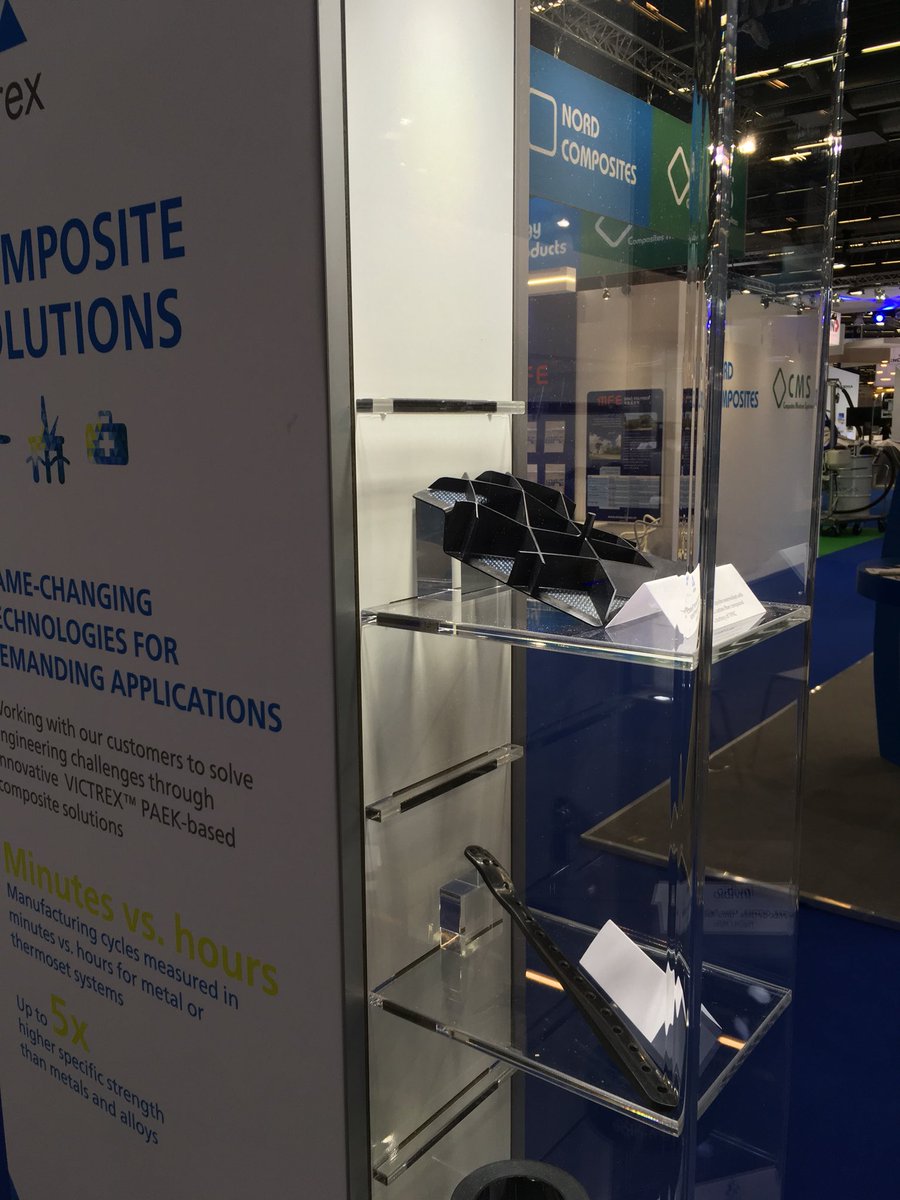 Last day at #JECWorld in Paris. Come at our booth hall 5 S29 to discuss about our latest composite innovations <a href="/VictrexAero/">Victrex Aerospace</a> #AE250 <a href="/theTPRC/">TPRC</a>