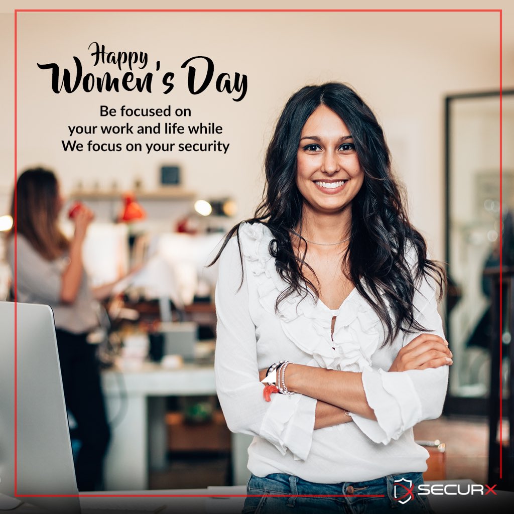 SecurxIN's tweet photo. A nation is only as progressive as its women. #SecurX celebrates #WomensDay, everyday. https://t.co/bPOGybdHmp