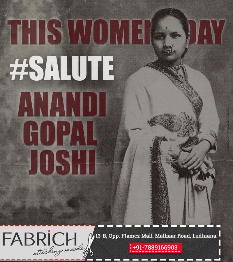 fabrich_offical's tweet photo. #Salute Anandi Gopal Joshi, one of the earliest female physicians, proves you don't have to be limited by societal norms. Follow your dreams. #InternationalWomensDay #WomanOfTheWeek #StrongWomen #WomanOfTheDay #RoleModel #WomeninMedicine #WomeninScience #fabrich https://t.co/fryOefUiKG