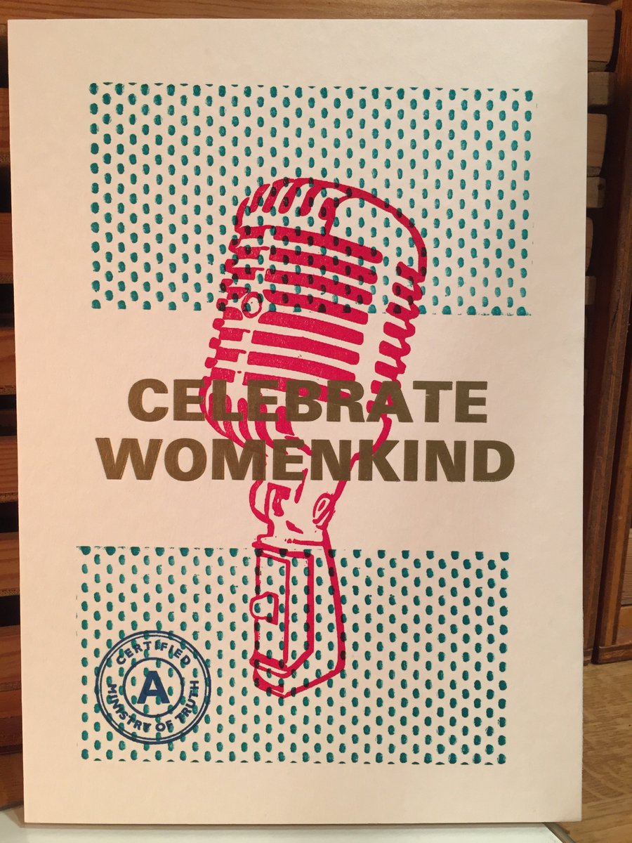 amplifierpress's tweet photo. #InternationalWomensDay Gold ink and letterpress for cards to celebrate International Women's Day!! https://t.co/42XiIGpJDG
