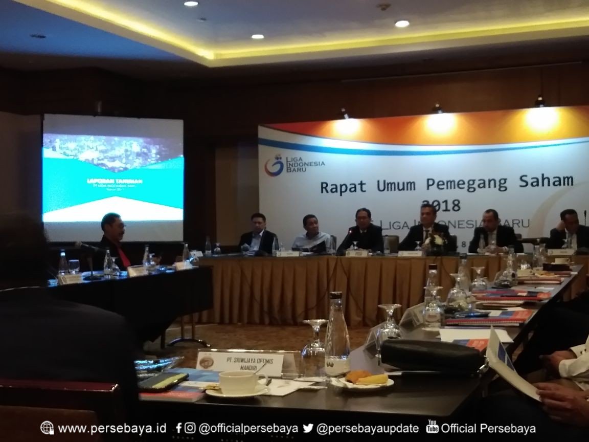 Update Rapat Umum Pemegang Saham PT. LIB
Kick off Liga 1 akan dimulai 23 Maret 2018 dan dibuka dengan pertandingan Bhayangkara FC melawan Persija Jakarta

#Persebaya #GreenForce #KamiHausGolKamu #KitaPersebaya #Bonek