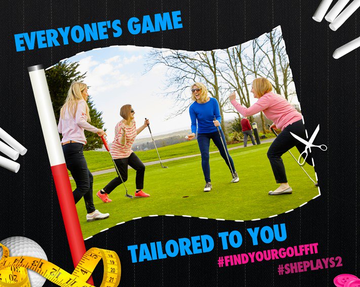 wales_golf's tweet photo. Women &amp; Girls. New2Golf Launches today, Tailored Golf-18 holes, 9 holes, 5 holes, driving range or just social time in the club catching up with The Girls-Find your golf fit. #sheplays2 #findyourgolffit click on the link to find out more https://t.co/Ib0svAHmBX https://t.co/8u5ffda2Cs