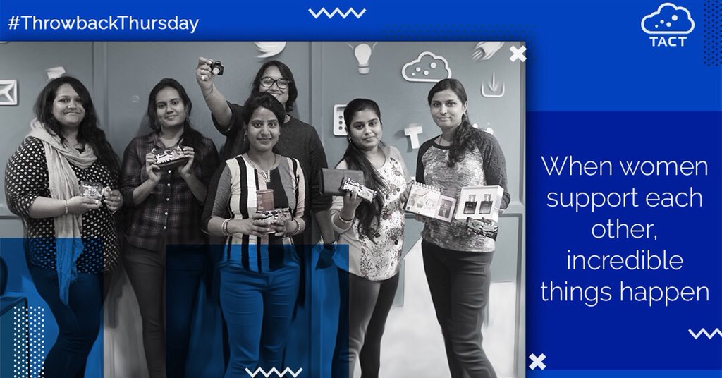 TACTlive's tweet photo. Celebrating #WomensDay at TACT has always been full of surprises and fun! #LifeAtTACT https://t.co/0DwETkg7qt